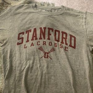 CHAMPION grey stanford lacrosse t-shirt